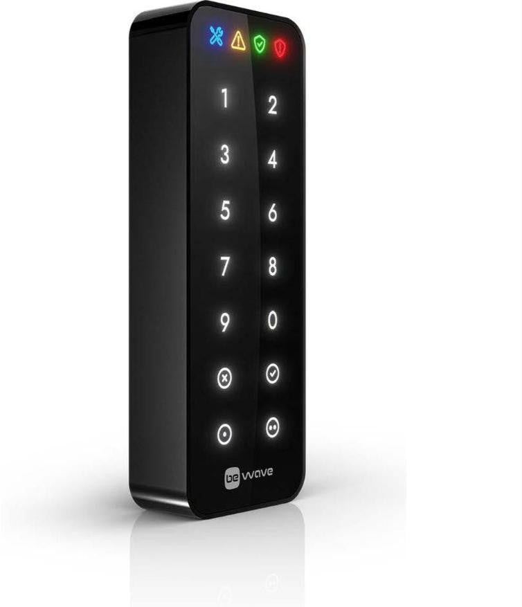 BE WAVE Bezprzewodowa klawiatura dotykowa (czarna typ urządzenia AKP-200-B) Smart Keypad B (AKP-200-
