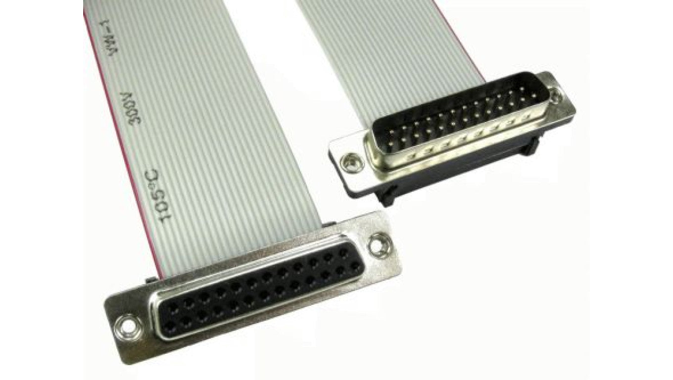 Kabel szeregowy, długość 500mm, złącze A: D25-Stykowe męskie, złącze B: D25-stykowe żeńskie