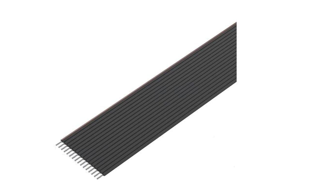 Przewód: wstążkowy 1,27mm linka Cu nieekranowany PVC czarny 3319/16 (100FT)
