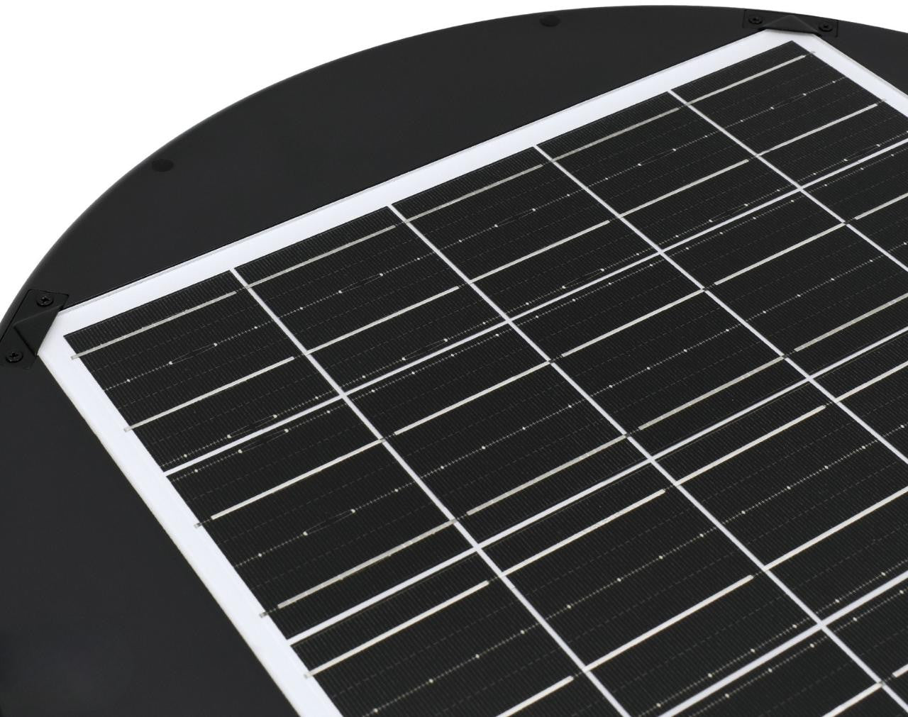 SOLARNA OPRAWA PARKOWA LED SOLUM 20W 2200LM 3000-4000K IP65 CZARNA