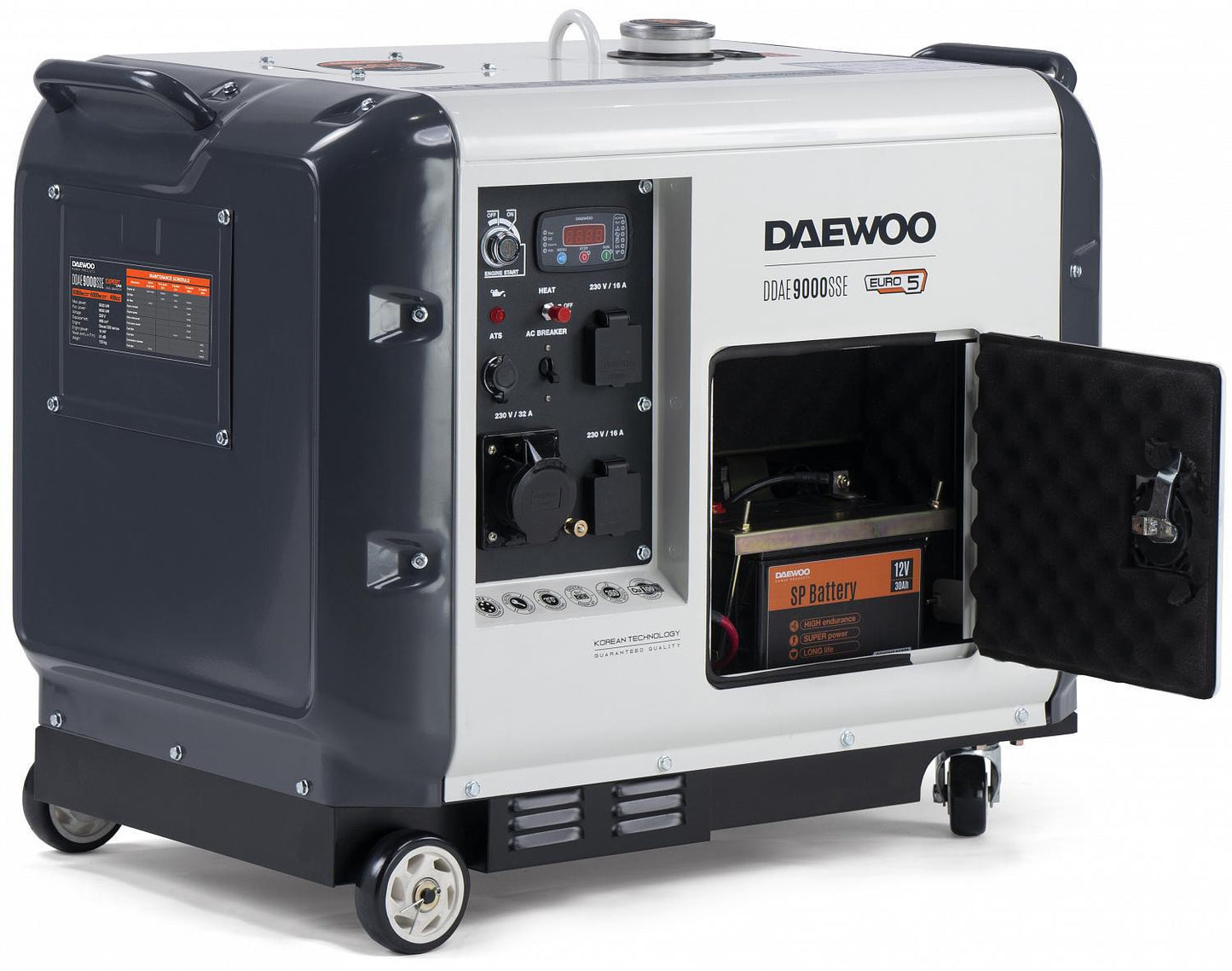 AGREGAT PRĄDOTWÓRCZY DIESEL DAEWOO DDAE 9000SSE 6.3kW