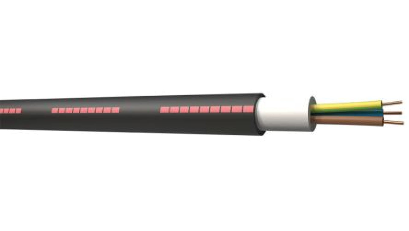 Kabel elektryczny Nieekranowany 3 2,5 mm² 0.6/1 kV PVC 100m RS PRO