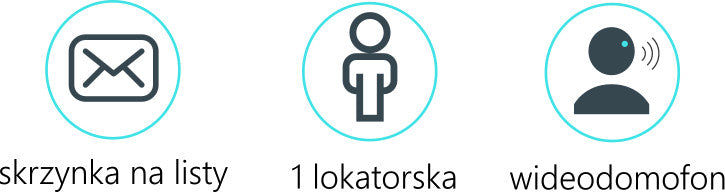Skrzynka na listy Vidos DUO S1201A-SKM z wbudowanym wideodomofonem