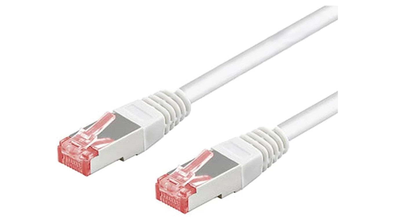 Patch cord S/FTP 6 linka Cu LSZH biały 7,5m 28AWG 93511