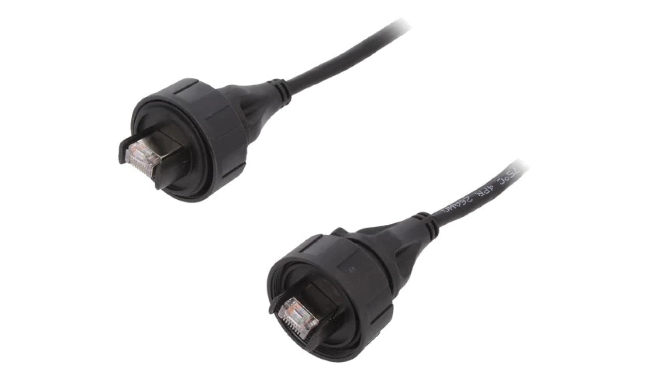 Patch cord RJ45 wtyk,z obu stron Pokrycie: złocony -25...75C PX0898/3M00
