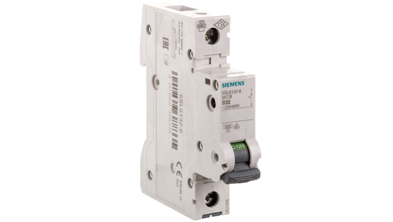 Wyłącznik nadprądowy 1P B 32A 6kA AC SENTRON 5SL6132-6