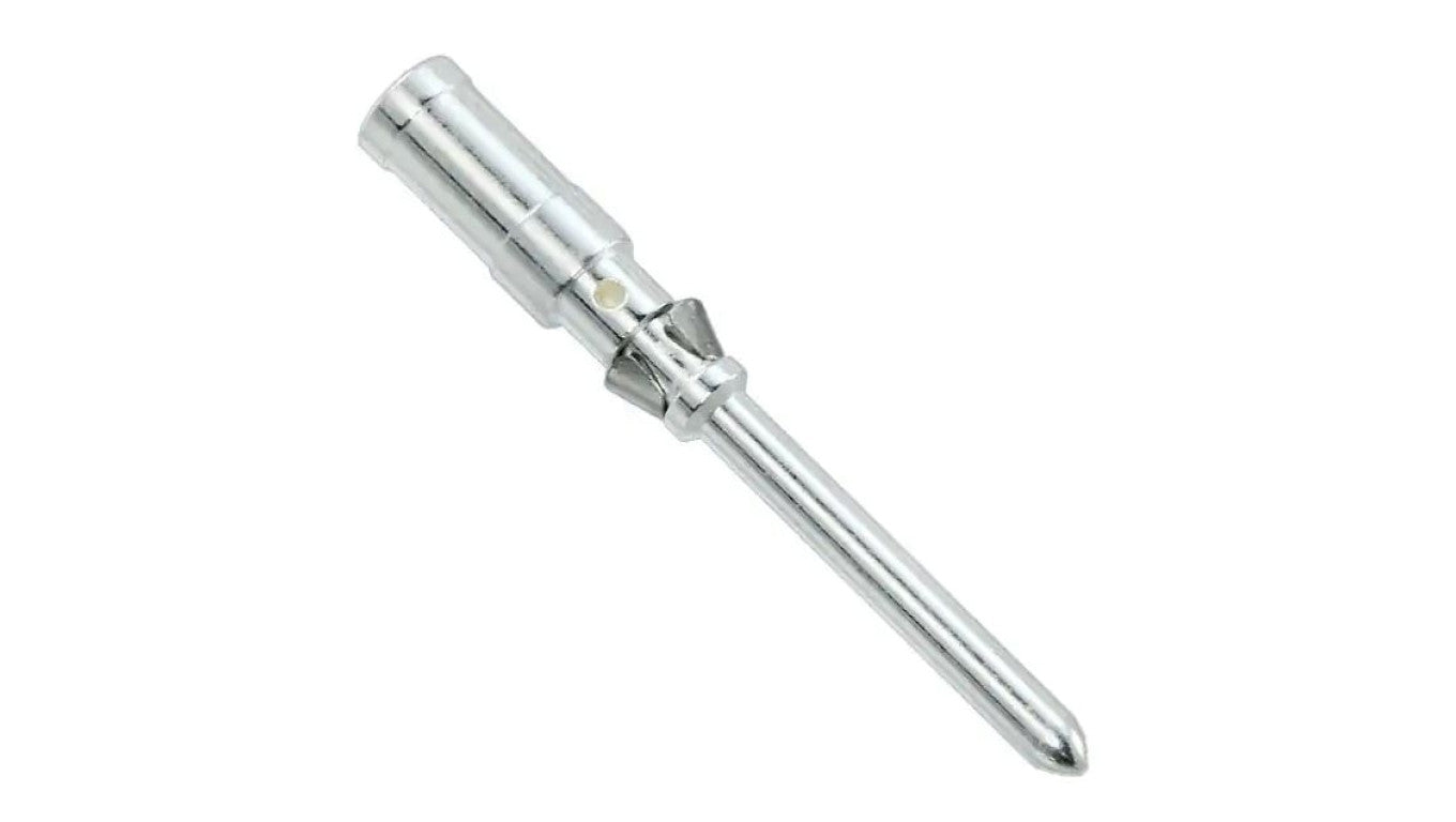 Styk HDC męski srebrzony na przewód 1,5mm T2020001015-000