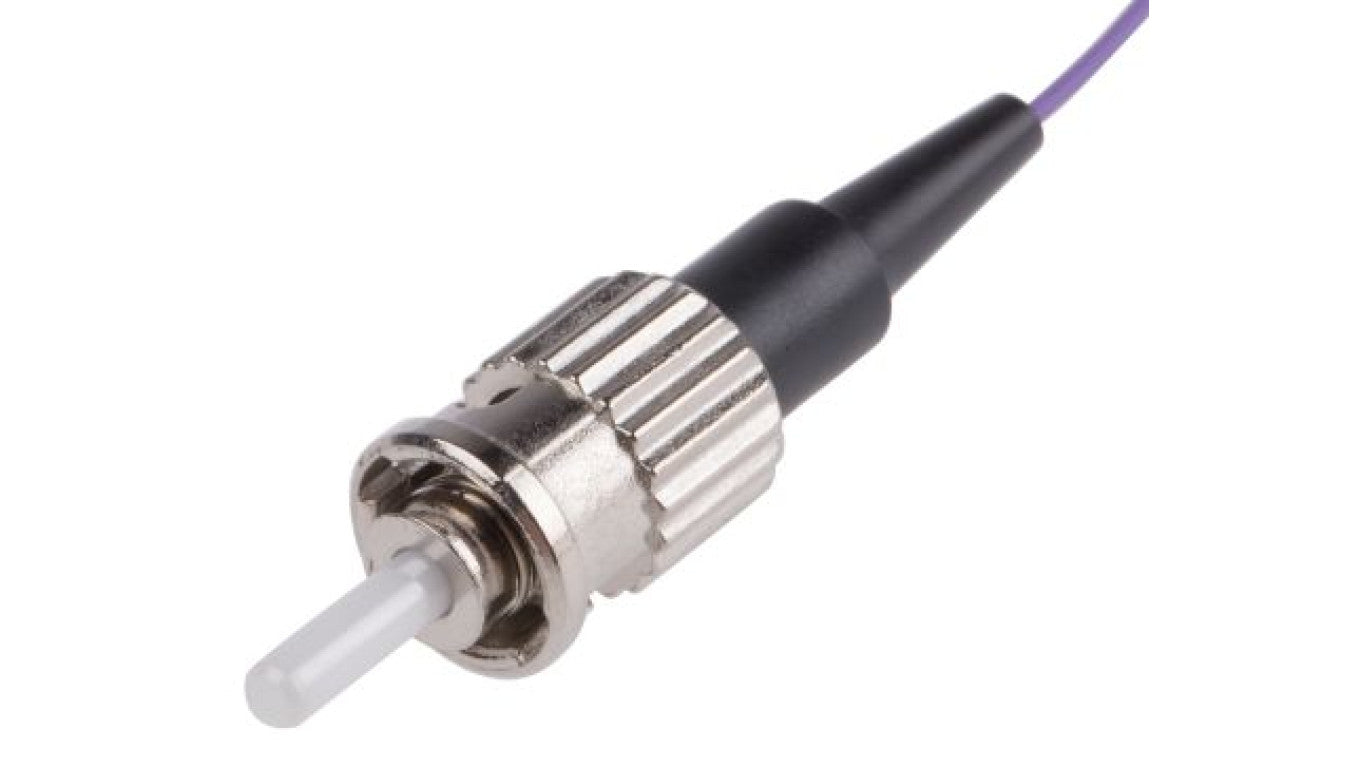 Kabel światłowodowy, średnica: 50/125μm, OM3 Wielomodowy, Fioletowy, ST / przewodu elastycznego wielożyłowego