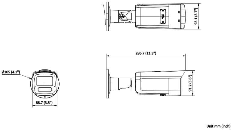 Kamera IP Hikvision DS-2CD2T83G2-2LI 4mm PL