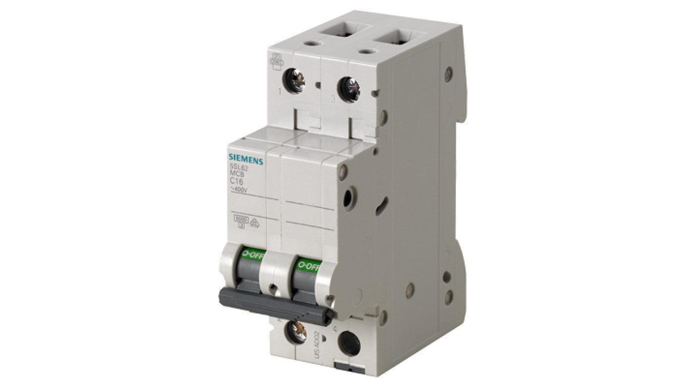 Wyłącznik nadprądowy 2P B 16A 6kA AC SENTRON 5SL6216-6