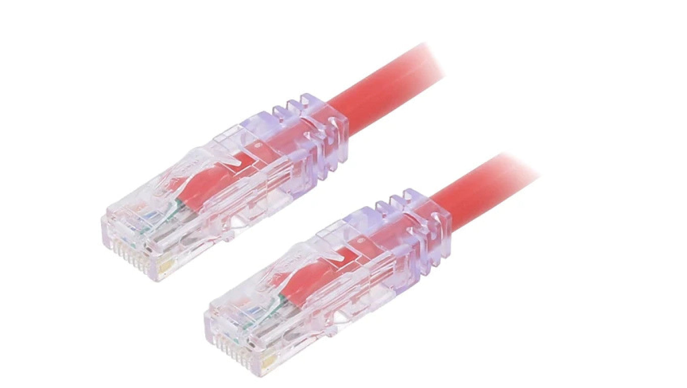 Patch cord TX6A™ 10Gig,U/UTP 6a drut Cu PVC czerwony 2m UTP6AX2MRD