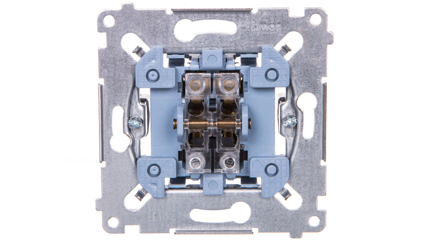 Simon 54 Przycisk podwójny zwierny mechanizm 10AX 250V, szybkozłącza, SP2M