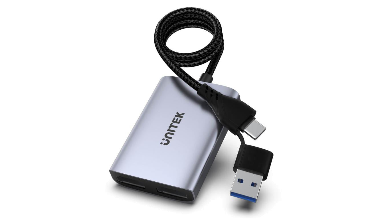 Unitek Adapter USB/C/A na 2x HDMI MST FullHD