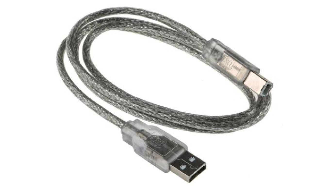 Kabel USB, dł. 1m, kolor: Przezroczysty