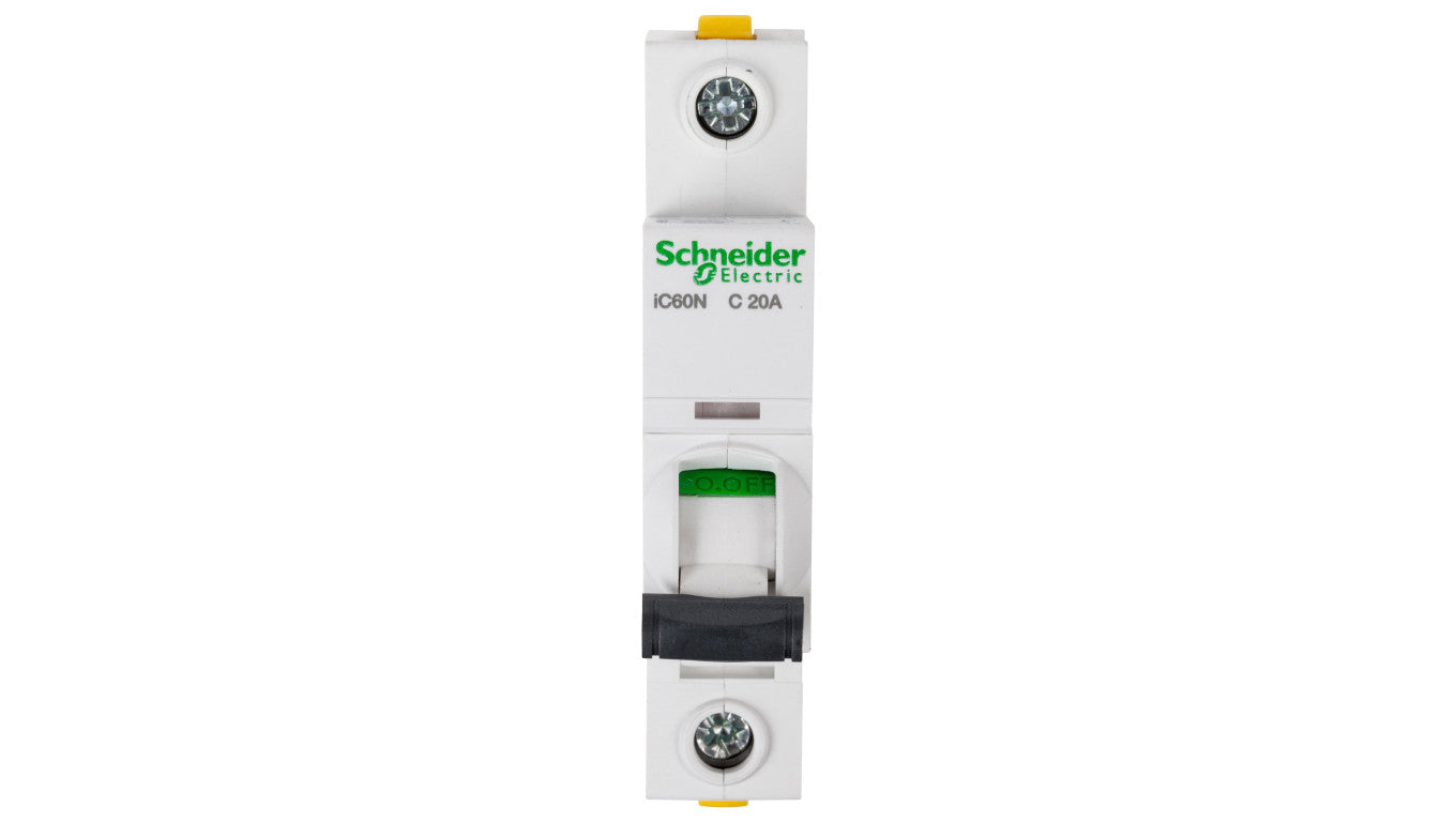 Wyłącznik nadprądowy 1P C 20A 6kA AC iC60N-C20 Acti9 A9F04120