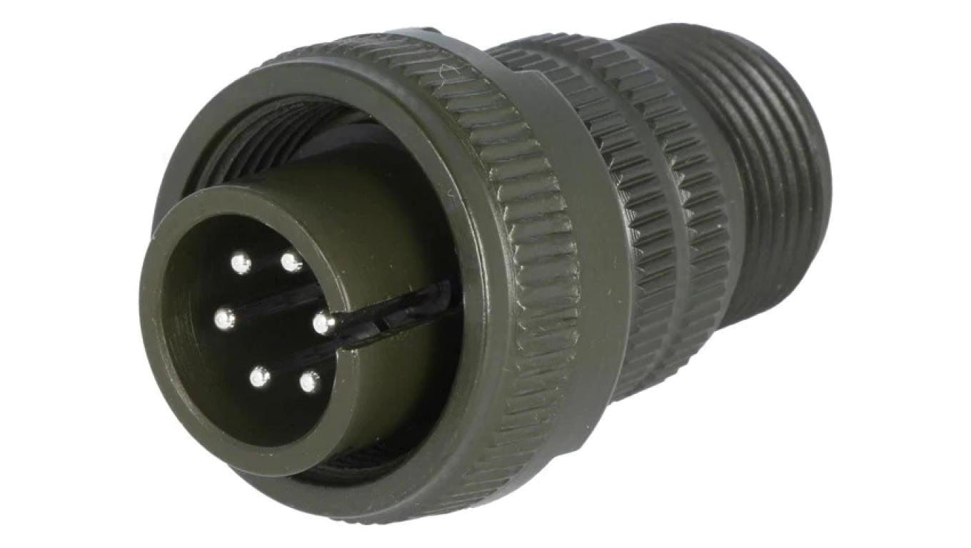 Złącze okrągłe rozmiar 14S MS/DS stop aluminium DS3106A 14S-6P