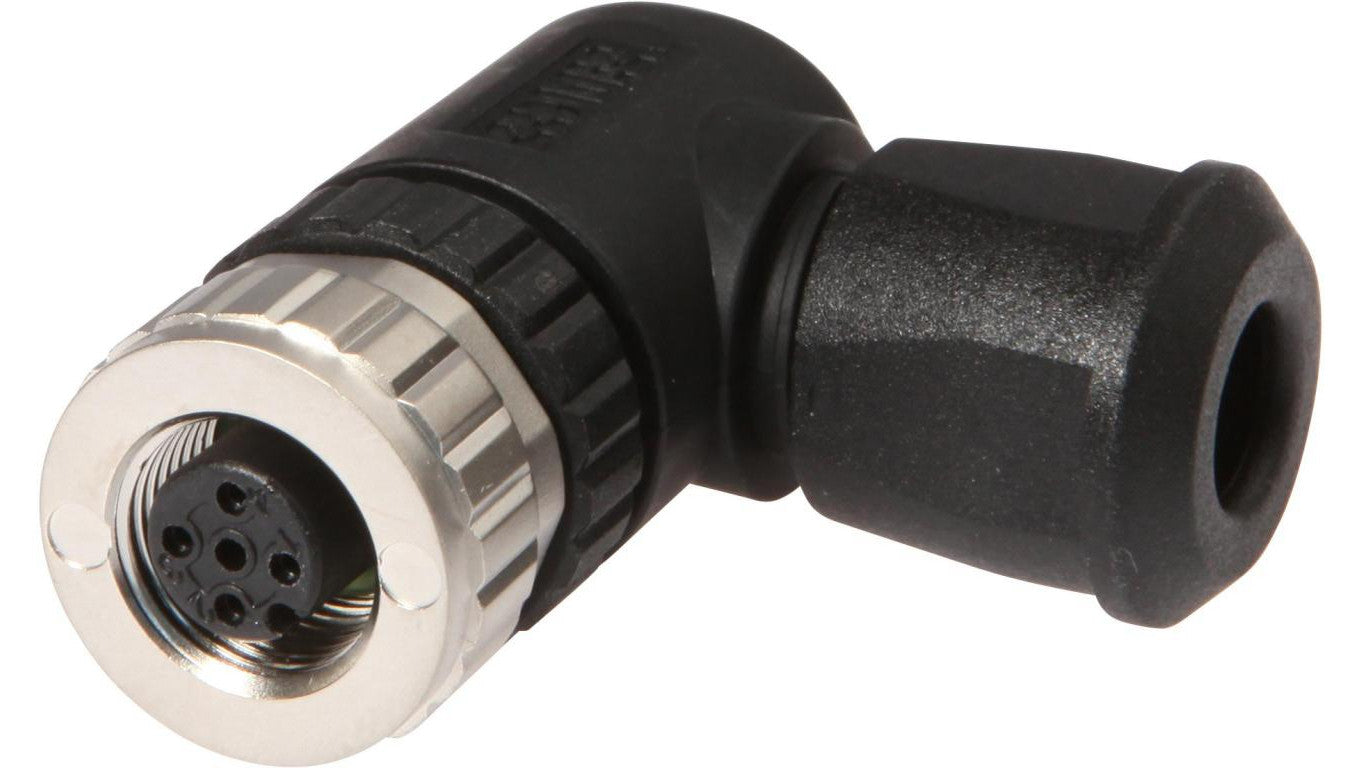 Gniazdo kablowe, złącze śrubowe, Ø4-8mm, 7.5A, 250V, -30-130C, M12 żeńskie 4-PIN, IP67, PA 6 VK003520