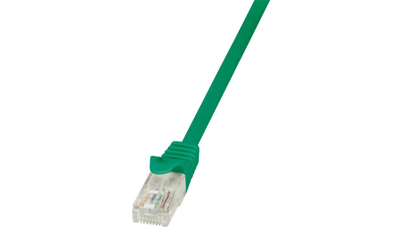 LogiLink Patchcord U/UTP zielony kat.6 PVC 5,0m.