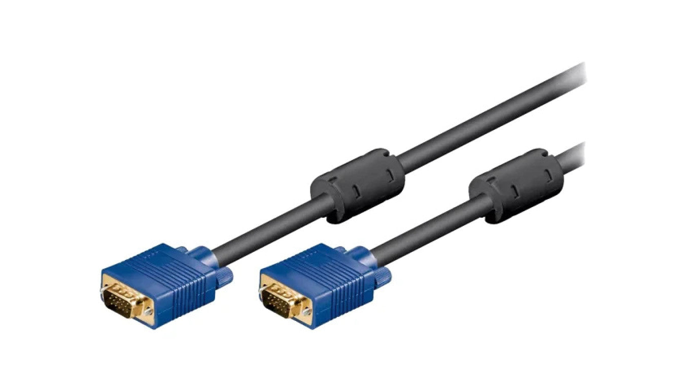 Kabel D-Sub 15-PIN HD wtyk,z obu stron 1,8m czarny 93368