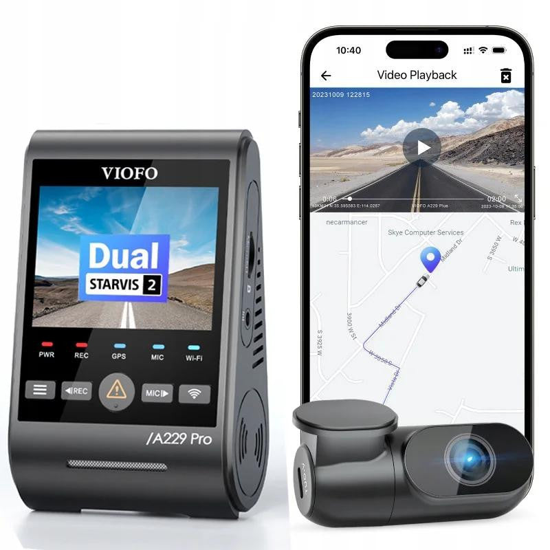Kamera samochodowa VIOFO A229 PRO 2CH