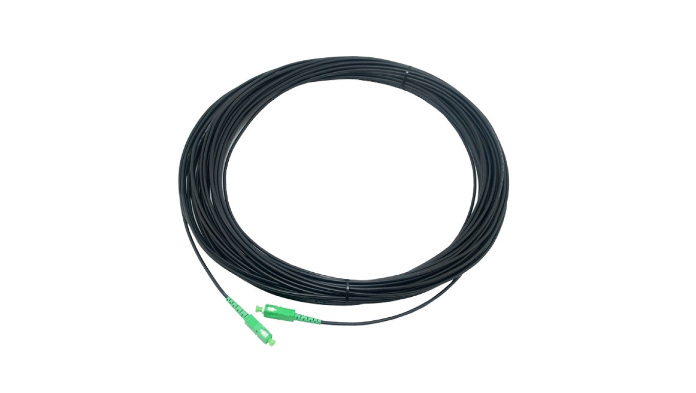 Patchcord światłowodowy 1J Heavy Duty, 180m, G.657A2, średnica 3mm, złącza SC/APC, Gold