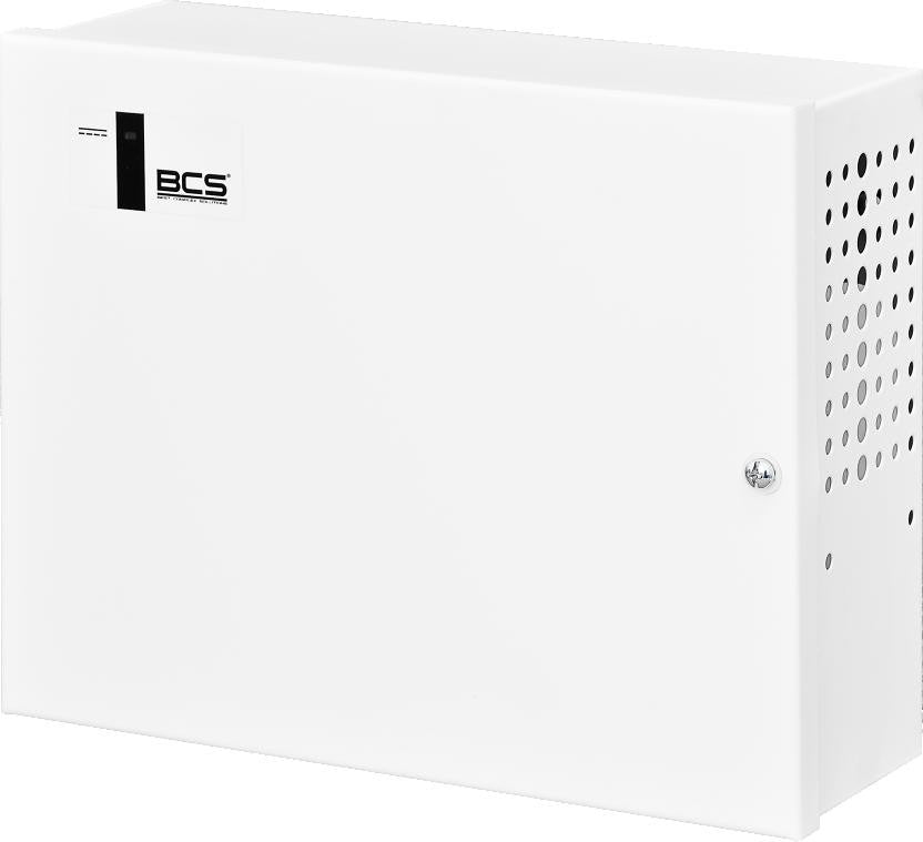 System zasilania do 9 kamer IP ze switchem PoE w obudowie wewnętrznej BCS POWER BCS-IP8/E-S