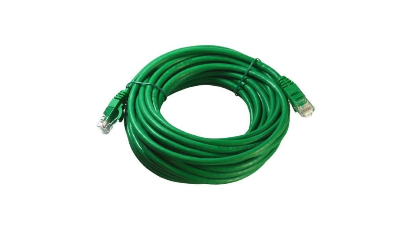 Kabel patchcord UTP6 10,0m zielony