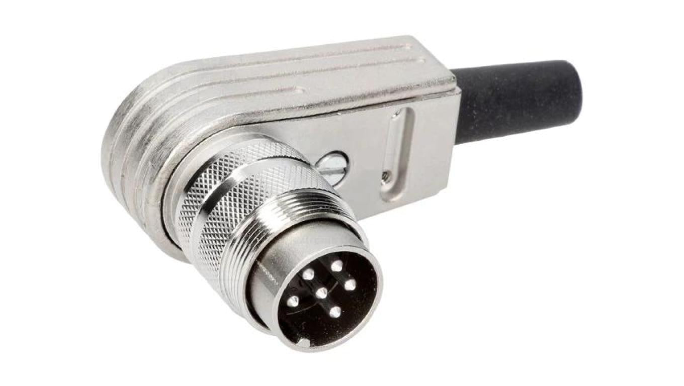 Złącze M16 wtyk męski lutowanie na przewód 6-PIN 5A 300V T3400005U