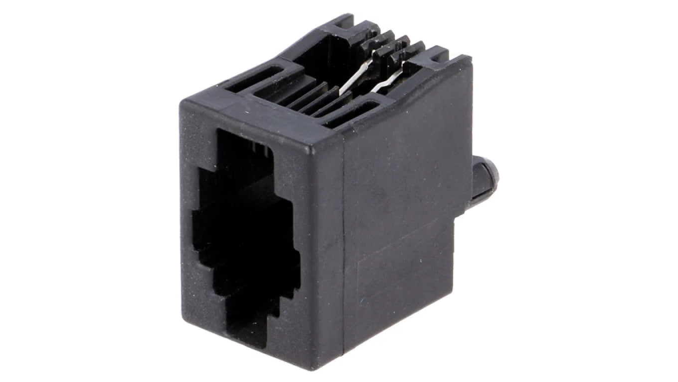 Gniazdo RJ9 4-PIN Układ 4p4c THT proste 16,51mm 5558872-1