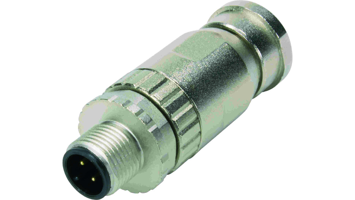 Złącze M12 męskie proste 4-PIN 250V 21033891402
