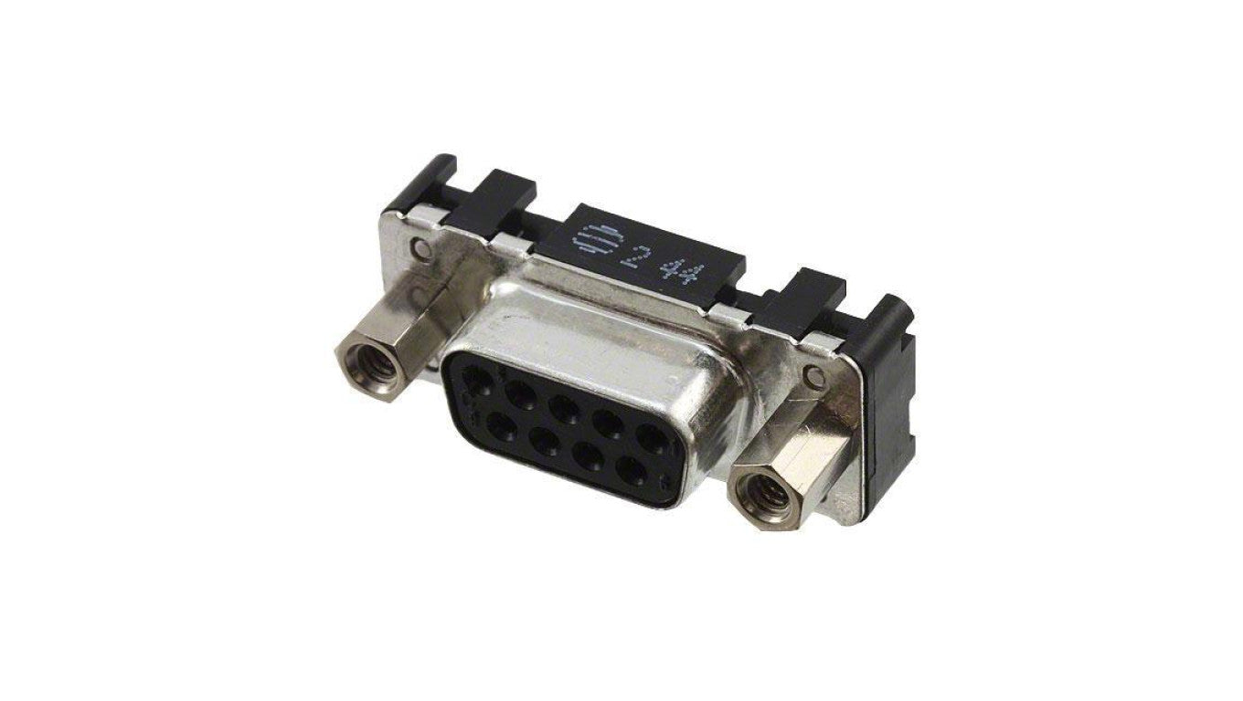 D-Sub PIN: 9 gniazdo żeńskie proste THT UNC 4-40 09661116503