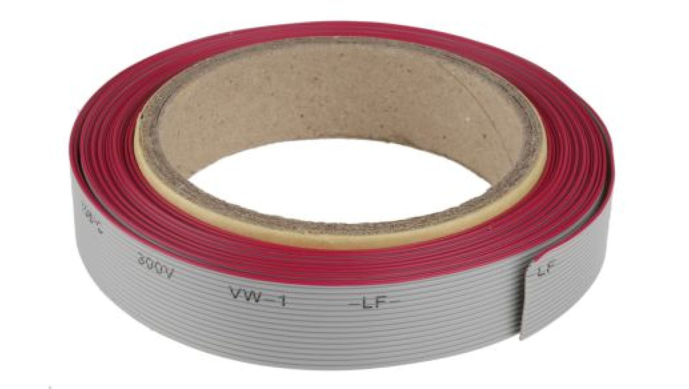 Kabel taśmowy Nieekranowany, AWG: 28, 16-żyłowy, raster: 1.27mm, 5m, -20→ +105 C