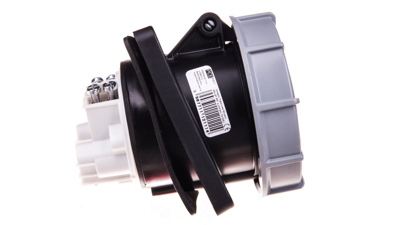 Gniazdo tablicowe 63A 4P 500V czarne IP67 4345-7