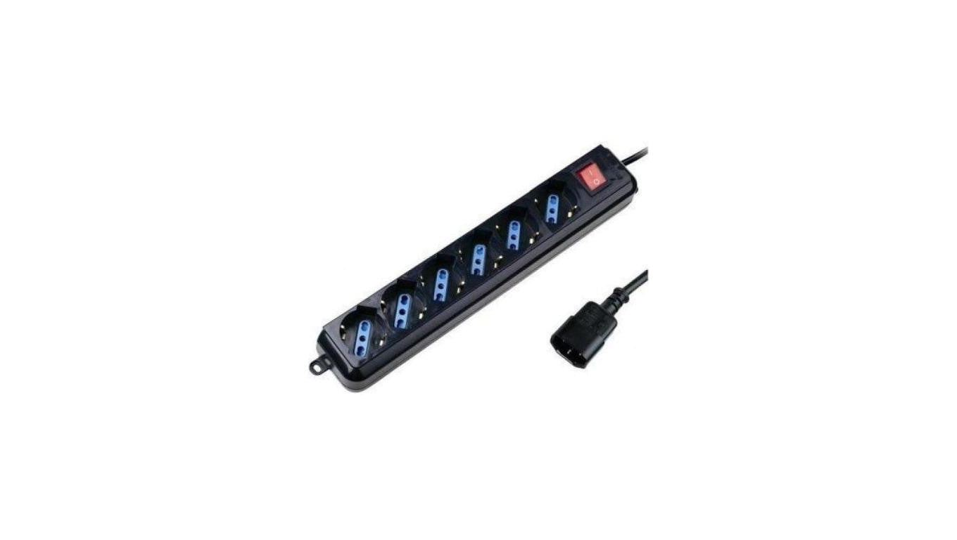Listwa zasilająca z kablem do UPS - 6-gniazdowa IUPS-PCP-6V