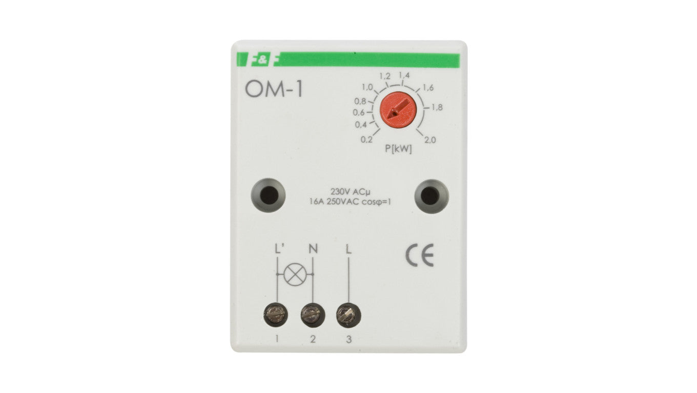 Ogranicznik poboru mocy 16A 30sek OM-1