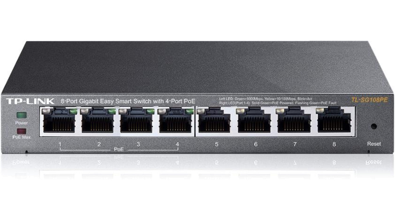 SWITCH TP-LINK TL-SG108PE