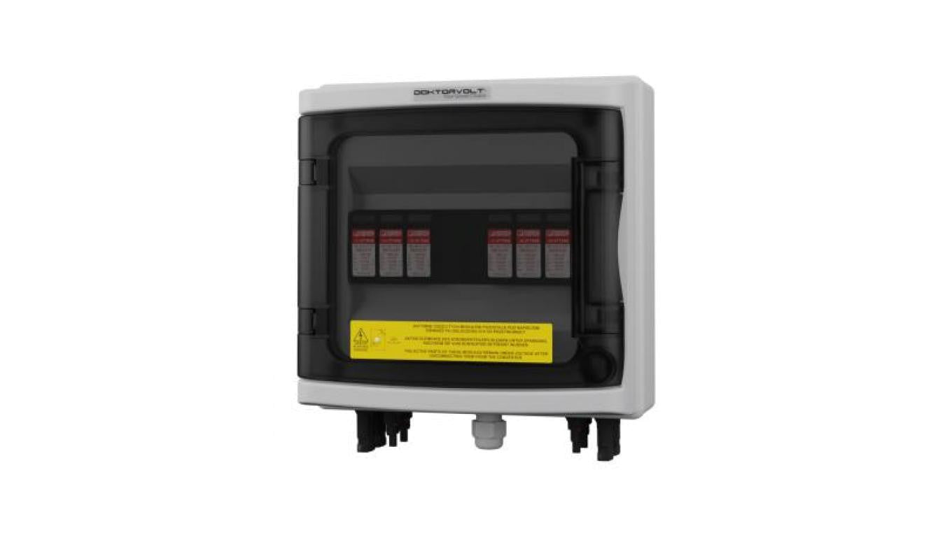 Rozdzielnica PV Fotowoltaiczna Solarna 2-Stringowa DC 1000V T2 Phoenix Contact Doktorvolt 4456