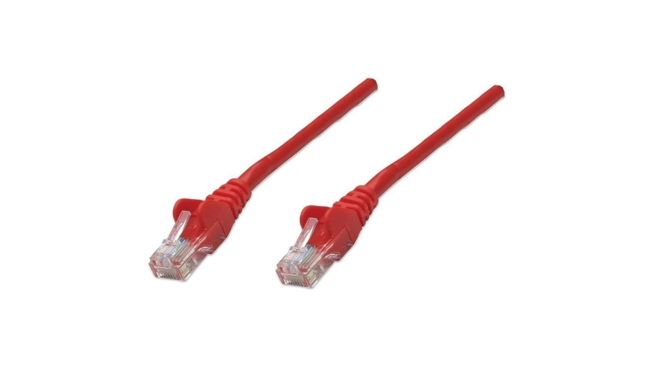 Patch Cord Cat6 UTP 2,0M Czerwony 100 Miedź 342162