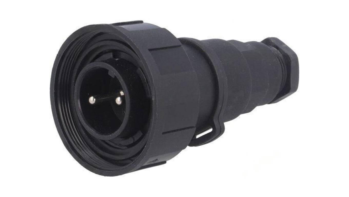 Złącze okrągłe wtyk męskie PIN: 2 12A 250V IP68 UL94V-0 6÷8mm PX0736/P