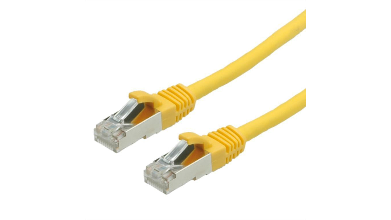 VALUE Kabel krosowy kat. 6 (klasa E) S/FTP (PiMF), LS0H, żółty, 2 m