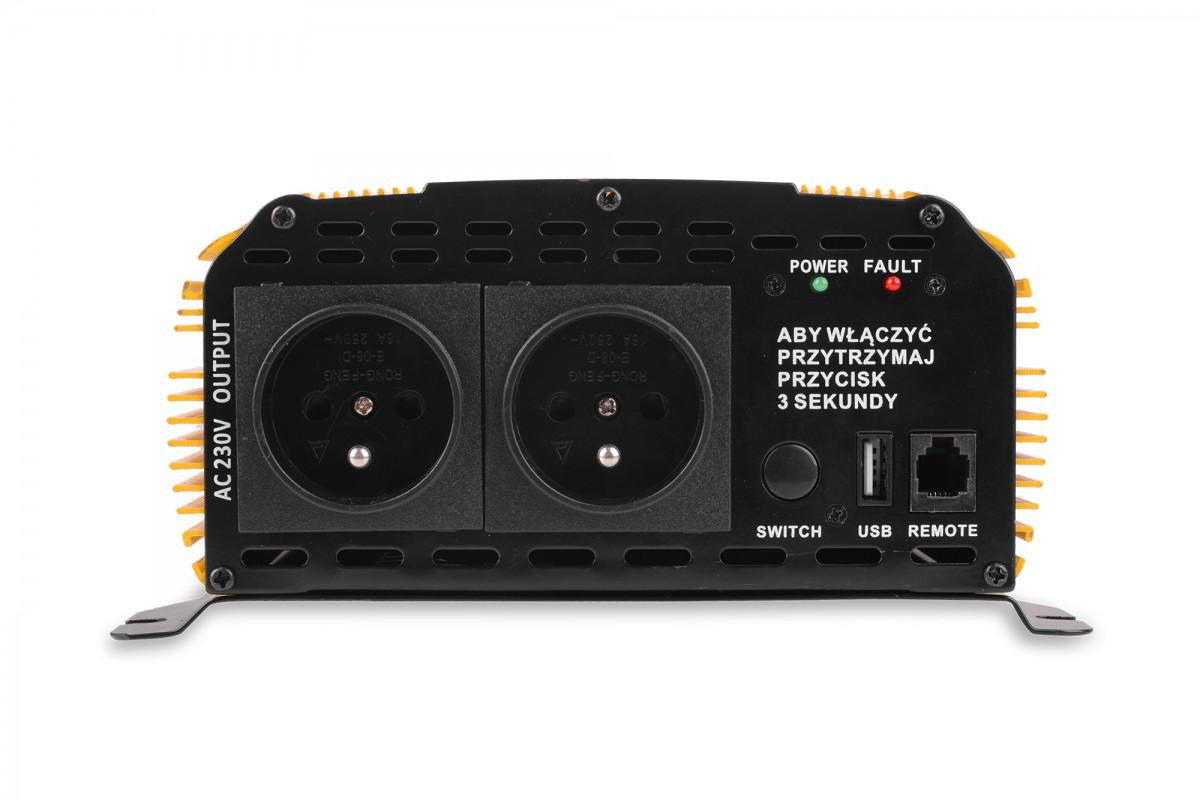 PRZETWORNICA VOLT POLSKA SINUS PLUS 1200 12V / 230V 600/1200W
