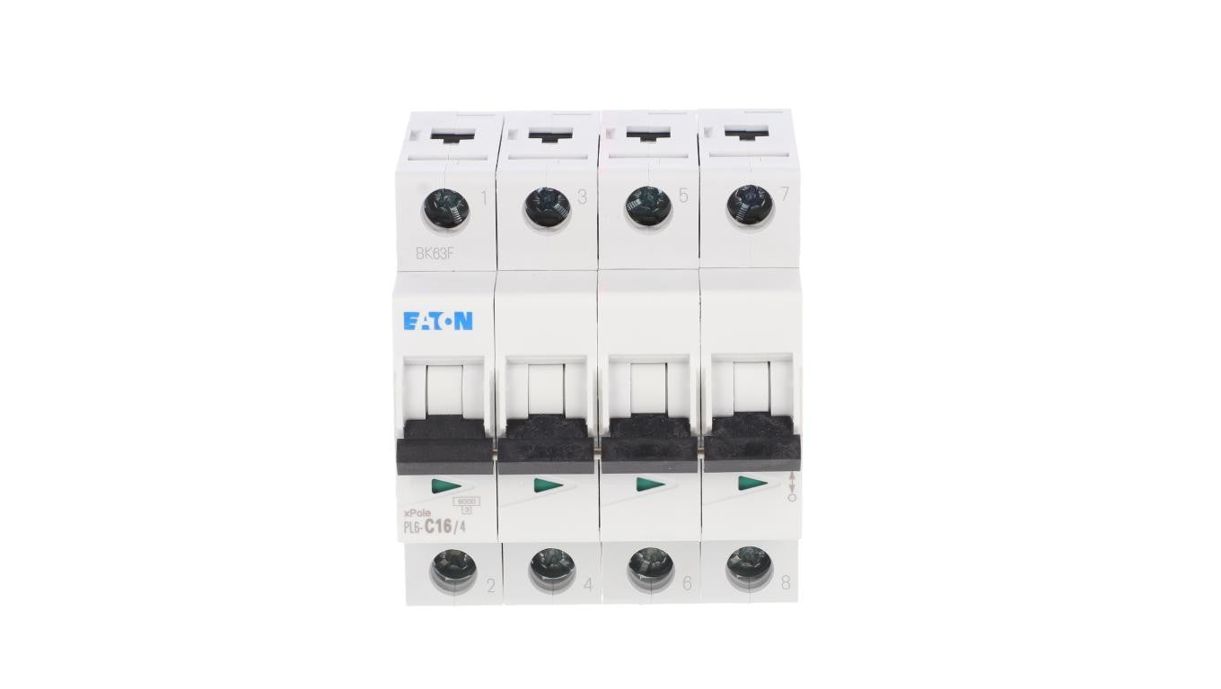 Wyłącznik nadprądowy 4P C 16A 6kA AC PL6-C16/4 166519