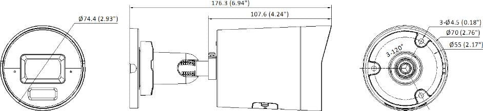 Kamera IP Hikvision 12MP DS-2CD20123G2-LIUY/SL(2.8mm)