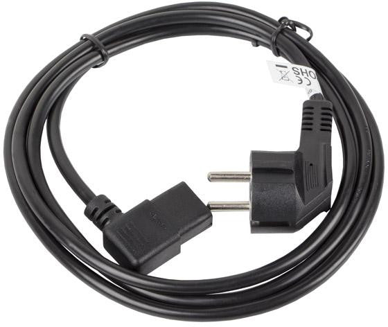 KABEL ZASILAJĄCY CEE 7/7 IEC 320 C13 1.8M KĄTOWY VDE Lanberg