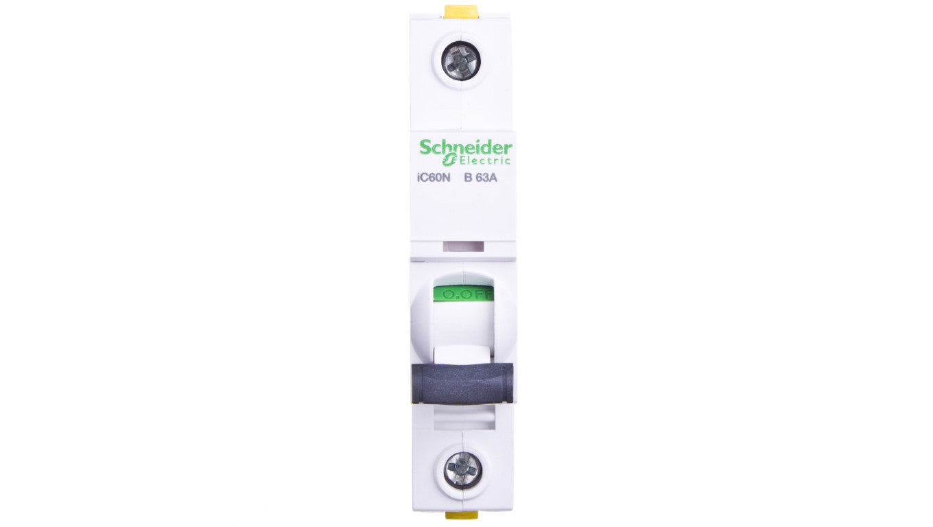 Wyłącznik nadprądowy 1P B 63A 6kA AC iC60N-B63 Acti9 A9F03163
