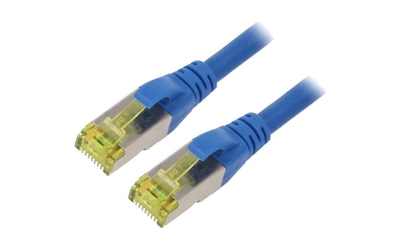 Patch cord S/FTP 6a linka Cu LSZH niebieski 3m 26AWG DK-1644-A-030/B