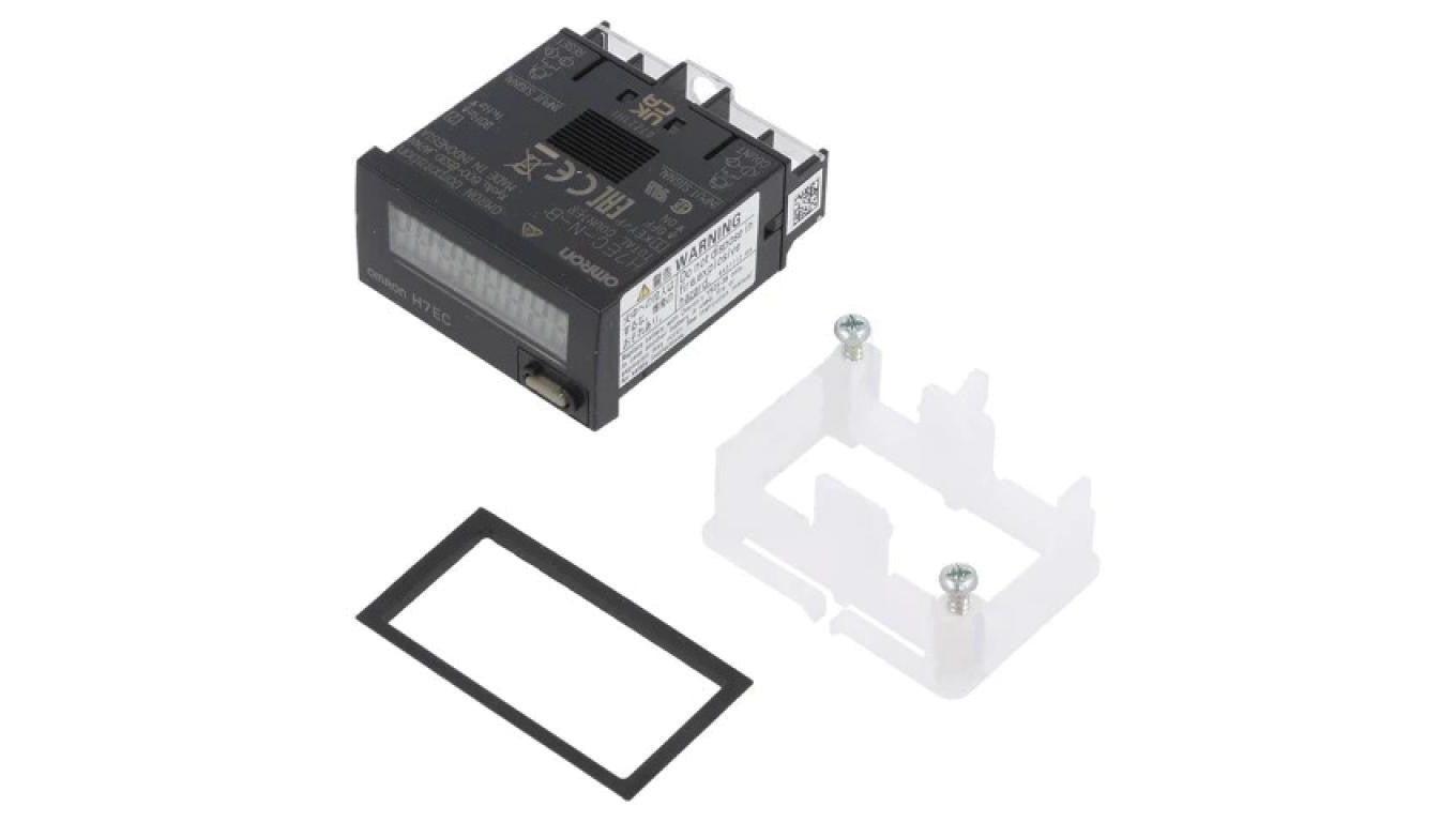 Licznik elektroniczny z wyświetlaczem LCD, wejściem stykowym, montowanty na panel H7EC-N-B