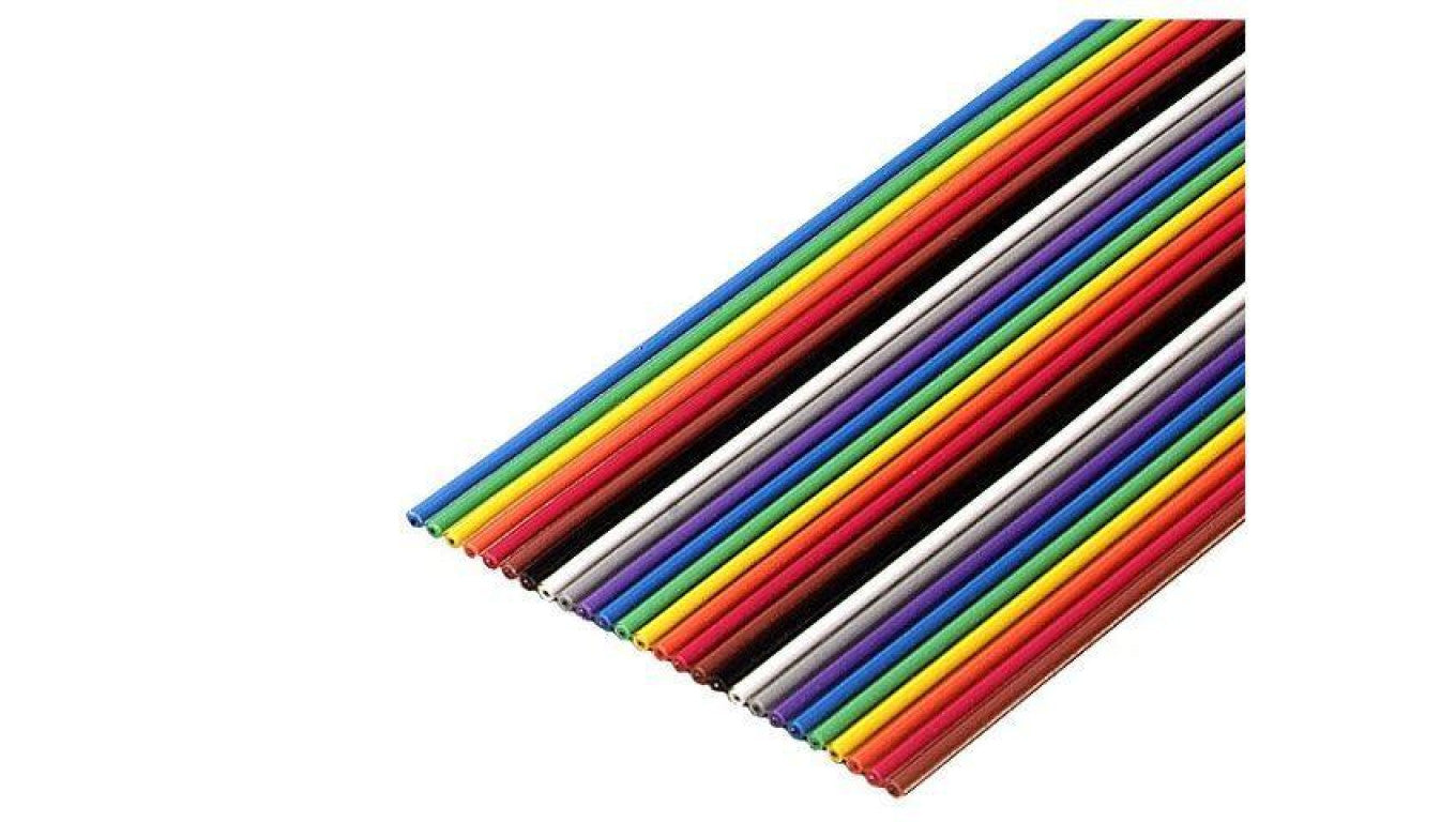 Przewód o dł 30,5m wstążkowy 40x28AWG 1,27mm linka Cu nieekranowany PVC 3302/40SF (100FT)