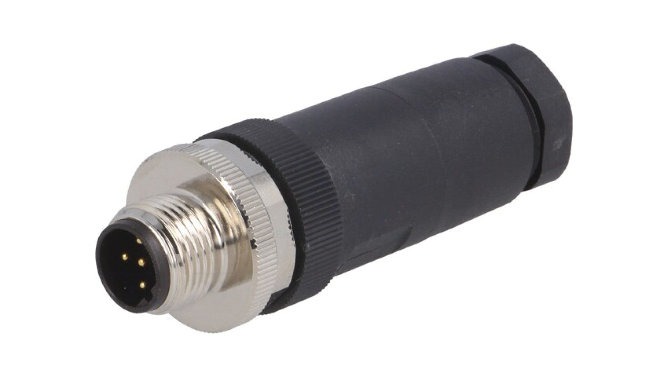 Złącze okrągłe M12 męskie proste nieekranowane 5-PIN 60V PG9 T4111402051-000