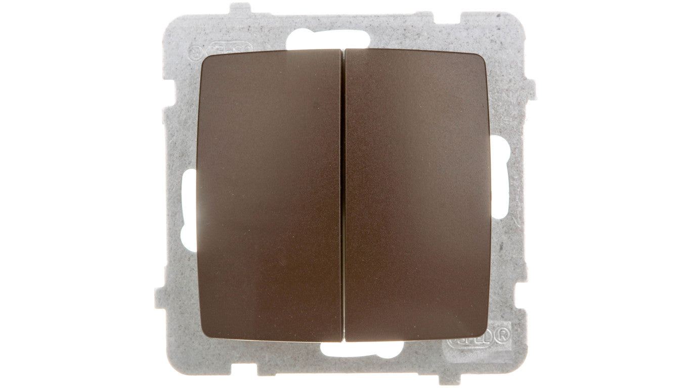 KARO Łącznik świecznikowy czekoladowy metalik ŁP-2S/m/40